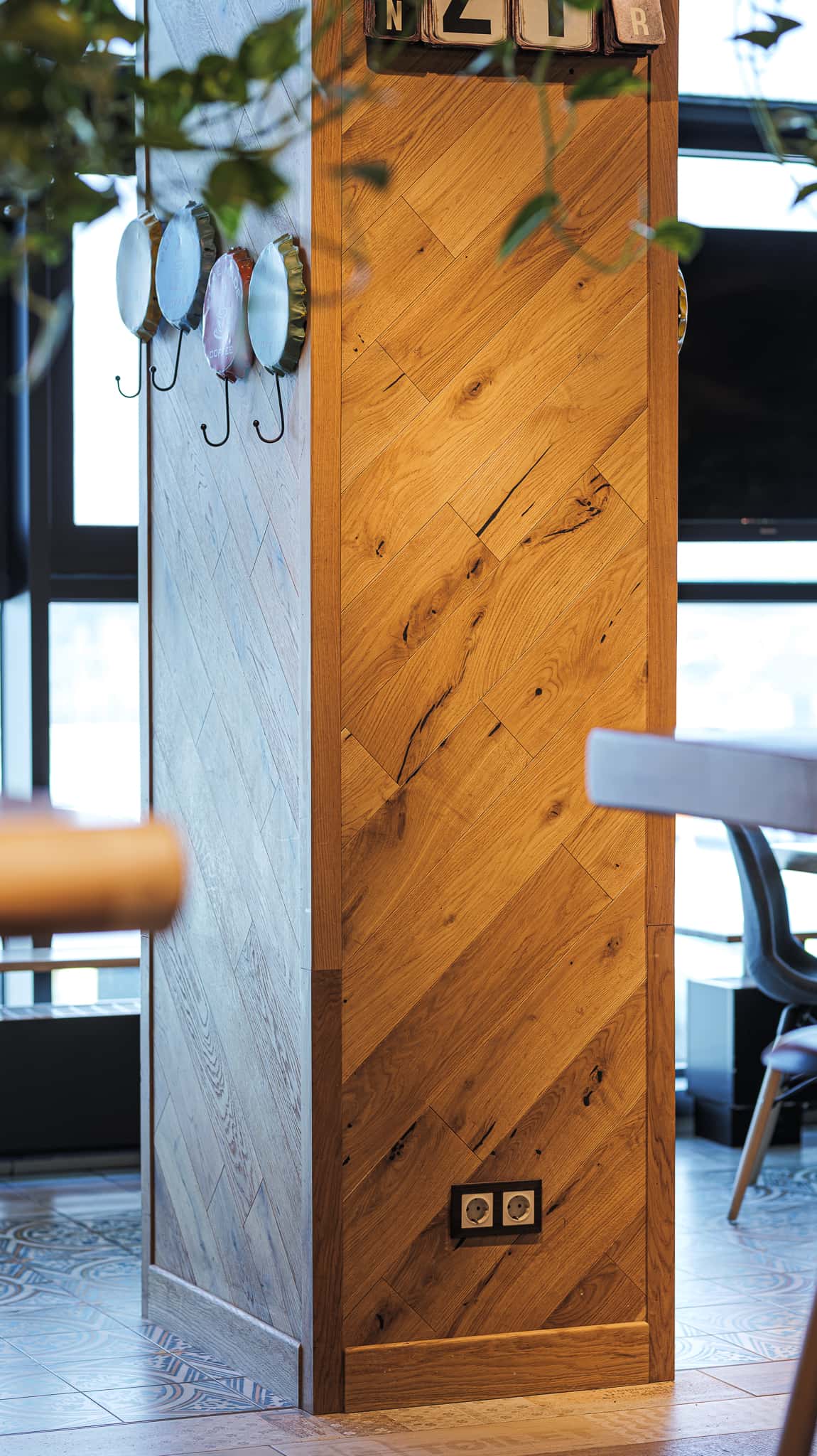 Stěny z přírodního dřeva — fotografie 8